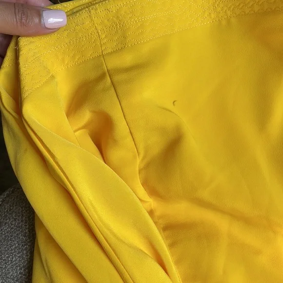 Salwar kameez embroidered Punjabi suit ready to wear yellow blue heavy - Picture 9 of 10